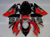 Carénage ABS injecté Kawasaki NINJA ZX10R 2004-2005 - Monster - Noir Rouge - MFS3982